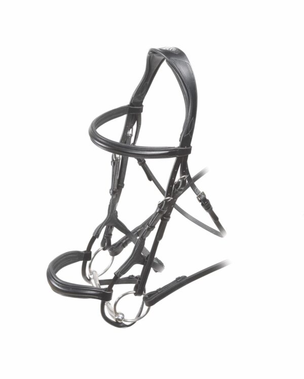 Rapida Rolled Padded Cavesson Bridle