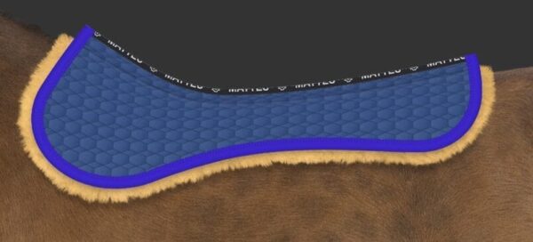 Ready to Ship Mattes Half Pad, S, VS with Sheepskin Panel